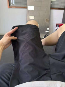 American Style Ice Silk Quick Dry Lightweight Mens Shorts Summer Sport Basketball Pants Outdoor Running Knee-Length Five-Point Pants