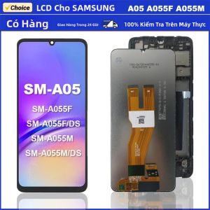 6.7 "Màn Hình Hiển Thị LCD Bộ Số Hóa Cảm Ứng Cho Samsung Galaxy A05 SM-A055 SM-A055M SM-A055F Cao Cấp AAA + IPS Màn Hình Điện Dung Thay Thế