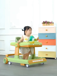 Baby Walker Foldable Walker For Baby Adjustable Walker Trolley Walker With Music and Toys