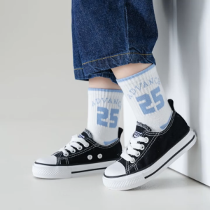 Kids Corner High Quality 5 Pairs Cotton Tube Kids Socks Comfortable for Baby Boys and Girls  3-15 Years Old