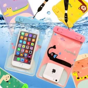 Waterproof Touchscreen Phone Bag for Swimming Diving Universal Compatible with Apple Huawei Mobile Phones Neck Strap Included