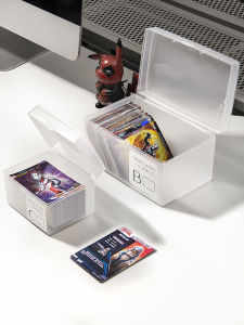 Ultraman Pokemon Card Storage Box Childrens Game King Business Card Box Rectangular Plastic Japanese Style Living Room Organizer