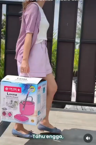 Alat Pel Livina Spin Mop Round Livina BM-58 Lion Star