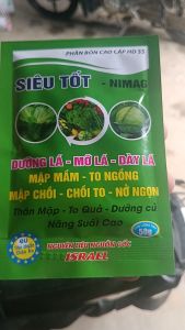 PHÂN BÓN CAO CẤP HD 55 SIÊU TỐT -NIMAG DƯỠNG LÁ-MỠ LÁ-TO NGỒNG-MẬP CHỒI CHỒI TO NỞ NGỌN