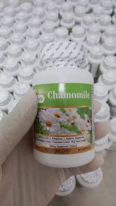 คาโมมายล์ พลัส ตรา บลูเบิร์ด 600 มก 60 แคปซูล (Chamomile Plus 600 mg CBD, 60 capsules)
