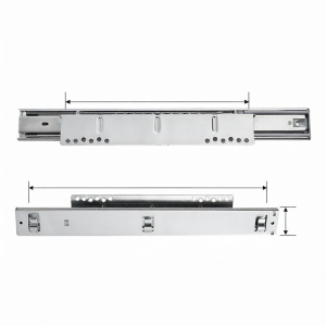 GUTE | Adjustable Damping Drawer Slide Three-section Side Mount