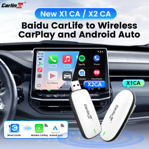 CarlinKit | CarlinKit X1CA X2CA Baidu Carlife to Android Auto and CarPlay Wireless Adapter For iPhone Android Phone WiFi BLE Auto Connect