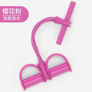 Womens Fitness Equipment Foot Pedal Resistance Band Abdominal Exercise Back Training Aid Home Use Thin Belly Helper