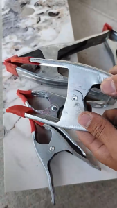 TMS Spring Clamp Metal Penjepit Besi Serbaguna Kayu Keramik Kaca Dll 4/6/7/9 Inch