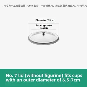 Innovative Stainless Steel Cup Lid Bowl Cover Insulated round Tea Cup Lid Dustproof Greyproof Mugs Lid Water Cup Lid