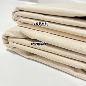 แผ่นรองผ้าใบฝ้ายแท้สำหรับกระเป๋า DIY แผ่นรองผ้าฝ้ายหนาด้านเดียวพร้อมเทปกาวสำหรับกระเป๋าถือ แผ่นรองผ้าฝ้ายแท้สำหรับกระเป๋า