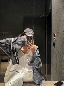Yellow Large Capacity Commuter Canvas Shoulder Bag Simple Fashion Trend Shopping Bag Dili Reba Casual Tote Bag for Youth