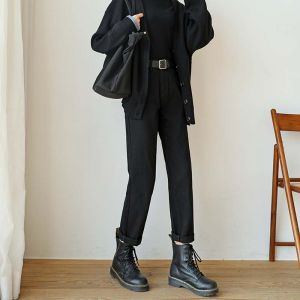 High Waist Flared Loose Vintage Womens Jeans