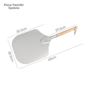 Walfos | Large Adjustable Aluminum Pizza Shovel