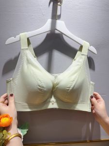 New Arrival Massage Bean Full Cup Adjustable Supportive Breathable Large Breast Version Sports Fitness Bra without Shoulder Straps