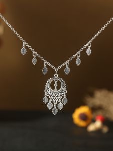 Handmade Original Design Ethnic Style Tassel Headwear Necklace Womens Fashion Jewelry Travel Photography Slimming Brow Drop