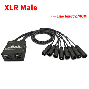 8 Channel Multi Network XLR Cable Extender New Metal Housing for Live Stage Sound Lighting RJ45 Audio Extender Audio Gear