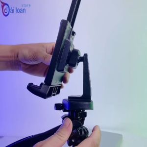 Kẹp máy tính bảng/ điện thoại Yunteng VCT - 368 xoay được 360 gắn các dòng tripod ren 1/4