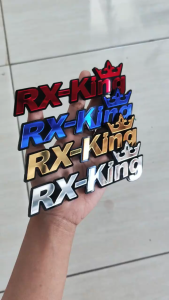Emblem RX King 2 PCS Logo Timbul Box Aki Tangki RX King