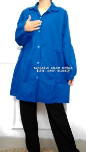 Outer Korean Style Lipen Cardy 2 Kaos Hannover Premium Blazer Kantor Wanita Terbaru Kekinian Cardigan Polos Lengan Panjang Viral Ootd Hijab