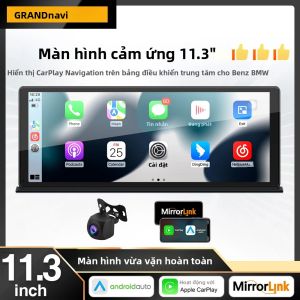 Máy Nghe Nhạc Đa Phương Tiện Di Động 11.3 Inch Với Màn Hình Không Dây Carplay Android Auto Radio Xe Hơi DVR MP5 Dành Cho Xe BMW/Bens/Audi