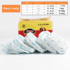 Dono Pet Dog Diapers Male Dog Menstrual Panties Baby Diapers Dog Diaper Pants Teddy Male Dog Diaper Disposable