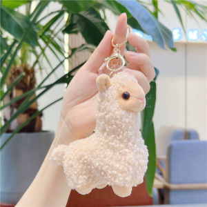 EELHOE | [DO]Cartoon Cute Alpaca Plush Pendant Creative Kawaii Doll Keychain Fashion Student Backpack Decoration Birthday Gifts[DO]