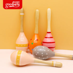 Đồ Chơi Giáo Dục Goodparty Baby Music Drum Stick Đồ Chơi Giáo Dục Sớm Cho Trẻ Em Đồ Chơi Cầm Tay Theo Dõi Nghe Đồ Chơi Bằng Gỗ