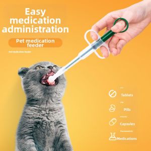 7o | Dual-Use Pet Medicine Feeder for Cats and Dogs