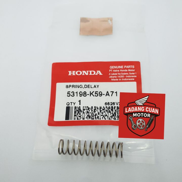 Spring Kanan 53198K59A71 SPRING DELAY PER HANDLE REM KANAN DEPAN CBS GENIO VARIO 125 ...