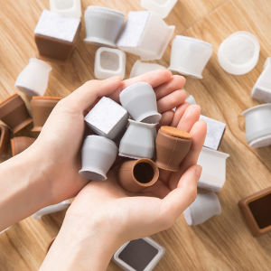 4/8pcs Furniture Chair Leg Caps Rubber Feet Protector Table Feet Cover Floor Protector Non-slip Desk Chair Pad Mat Caps Foot