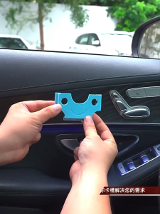 Car Card Holder Heat Resistant Anti-Slip Multi Slot Organizer for Toll Fuel Cards