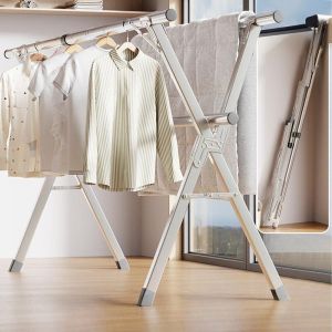 XUNHUAI | Foldable and Adjustable Drying Rack for Clothes