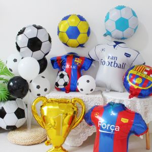 Football Theme Balloon Table Decoration for Boys Birthday Bar Decor Olympic World Cup Soccer Event Shop Decoration