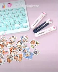 Stiker Kartun Hewan Harimau  isi 27 pcs