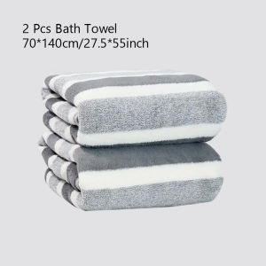 2/4/6 Pcs Soft Bath Towel Set Absorbent Quick-Drying Soft Bath & Hand Towels Essential for Family Bathroom & Home Daily Use