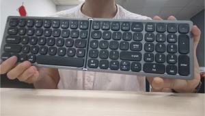 Jomaa Foldable Wireless Bluetooth Keyboard Lightweight Portable Bluetooth Folding Keyboard Available for Tablet Laptop PC iPad