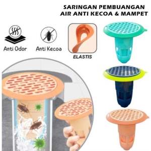 Saringan Wastafel Drainase Penutup Saluran Air Lantai Wastafel Anti Bau Mampet Avur Toilet Kamar Mandi Anti Kecoa Serangga Serbaguna