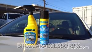 Rain-X / Rain - X / Rain X / RainX 2 in 1 Glass Cleaner With Rain Water Repellent Aerosol 540ml 18oz Clear Vision Clean Dirts Resideu Bugs Water Beading Effect Streak-free Drip-Free Clean Car Care DIY