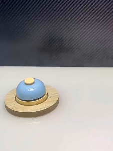 Chuông bấm để bàn loại 6.5 cm đập tay dùng để chơi trò chơi huấn luyện thú hoặc phụ kiện của busy board