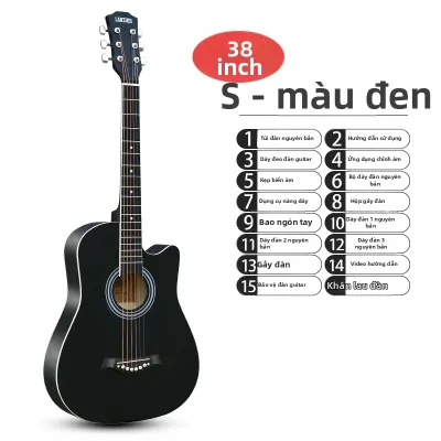 LANZHIJI | Đàn Guitar Acoustic cho Người Mới Bắt Đầu 41inch
