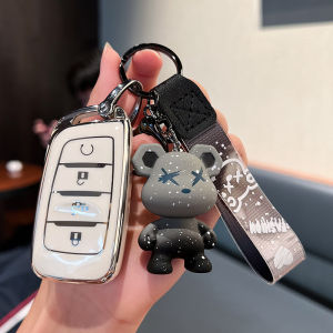 Full Coverage Car Key Case Cover Shell for Changan CS35plus CS95 CS85 Coupe Mens Womens Protective Cover Shell