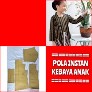 Pola Instan Kebaya Anak