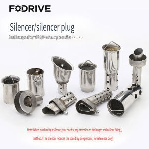 Universal Motorcycle Exhaust Muffler Pipe Removable DB Killer Muffler Sound Reducer For Honda Yamaha Noise Eliminator
