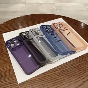 Shockproof Phone Case for iphone 16 15 14 13 12 11 Pro Max 7 8 Plus XR X XS Max SE 2020 Camera Lens Protection Casing Clear Soft Back Cover