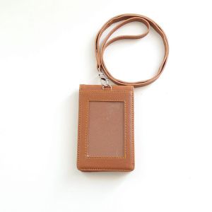 elvanshop2 [BISA COD] LANYARD ID CARD HOLDER NAME TAG KULIT DUA SIAI BOLAK BALIK MIKA KANCING DOMPET KARTU IDENTITAS DOMPET KARTU IMPORT DOMPET KARTU CARD
