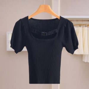 Slim Fit Stretchable Versatile Knit Top