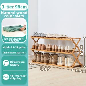 Easy No-assembly Shoe Rack