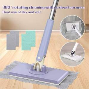 Flat Mop Lazy Person No Need To Wash Mall Mop Disposable Mop Head Dry And Wet Household Static Electricity Cleaning Tool