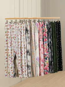 plus Size Artificial Cotton Silk Sleepwear Women Loose Casual Long Pants Autumn Spring Summer Leisure Home Walking Pants